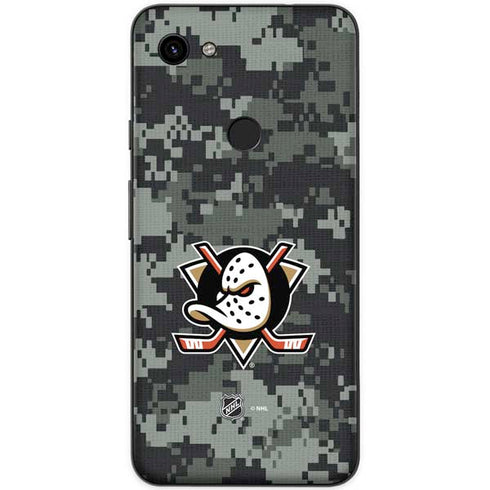 NHL Anaheim Ducks Camo Google Pixel 3a Skin